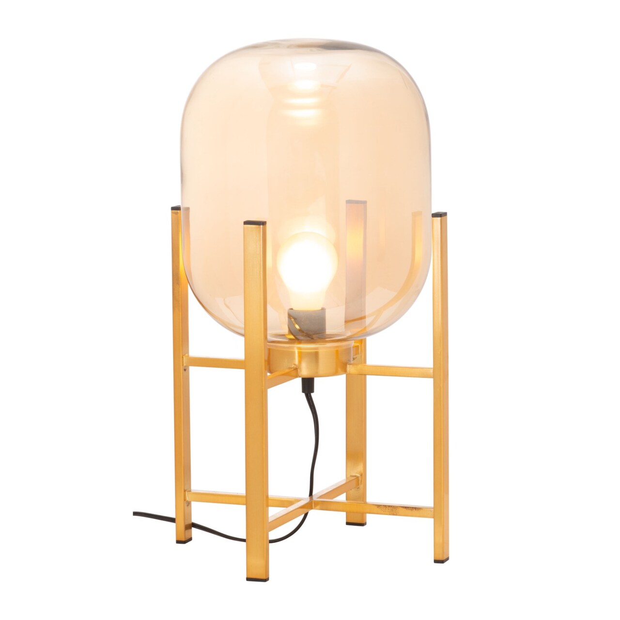Modern Home 20&#x22; Gold Modern Style Vacuum Plated Table Lamp